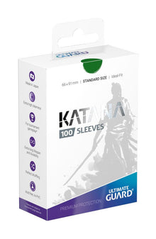 Ultimate Guard Katana Sleeves Standard Size Green (100 stuks)