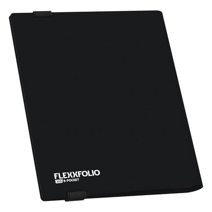 Accessoires High quality Portfolio with flexible, durable cover and 20 integrated 8-pocket-pages for all standard and Japanese sized gaming cards. Designed for 160 double-sleeved cards* Playset binder Durable and flexible cover Elastic strap fastener Side