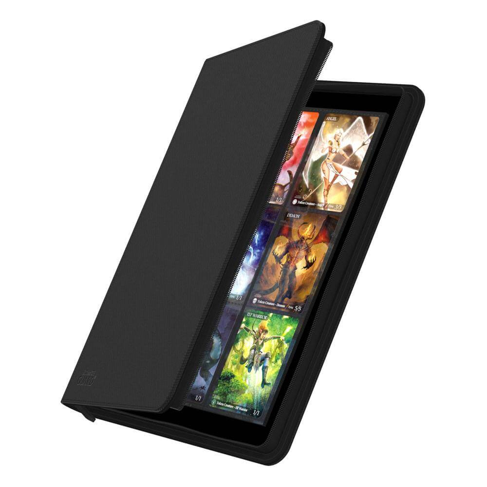 Accessoires High quality Portfolio with durable cover, innovative XenoSkin surface and 20 integrated 18-pocket-pages for all standard- and Japanese sized gaming cards. Zipper closure for extra security!- Designed for 360 double-sleeved cards*- Resistant X