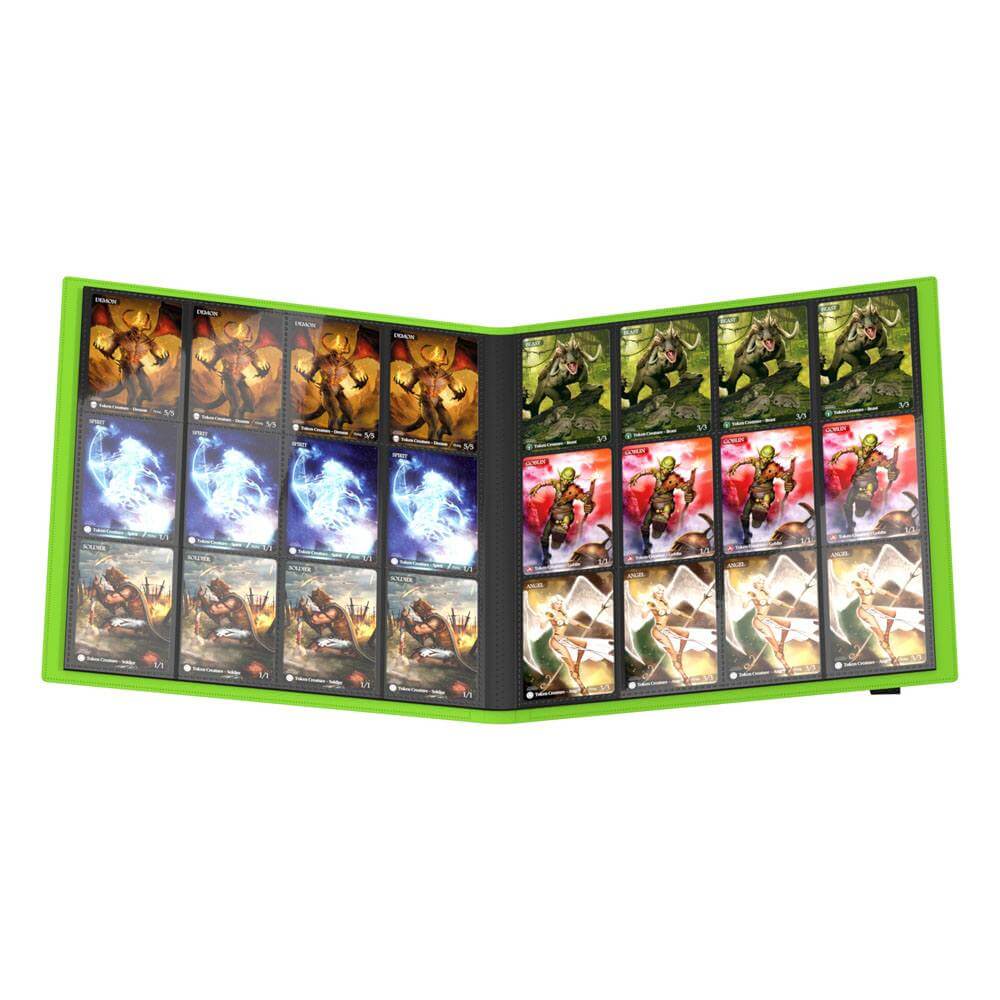 Accessoires Optimized for Playsets. View and organize your collection in a more suitable way! High quality Playset binder with flexible, durable cover and 20 integrated 24-pocket-pages for all standard- and Japanese sized gaming cards. Designed for 480 do