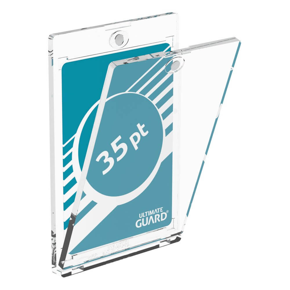 Accessoires Many just call them cards; we call them treasures! A superb level of protection for your most beloved and valuable cards. Available in different sizes, for all kind of collectible cards, our Magnetic Card Case with recessed corners and UV prot