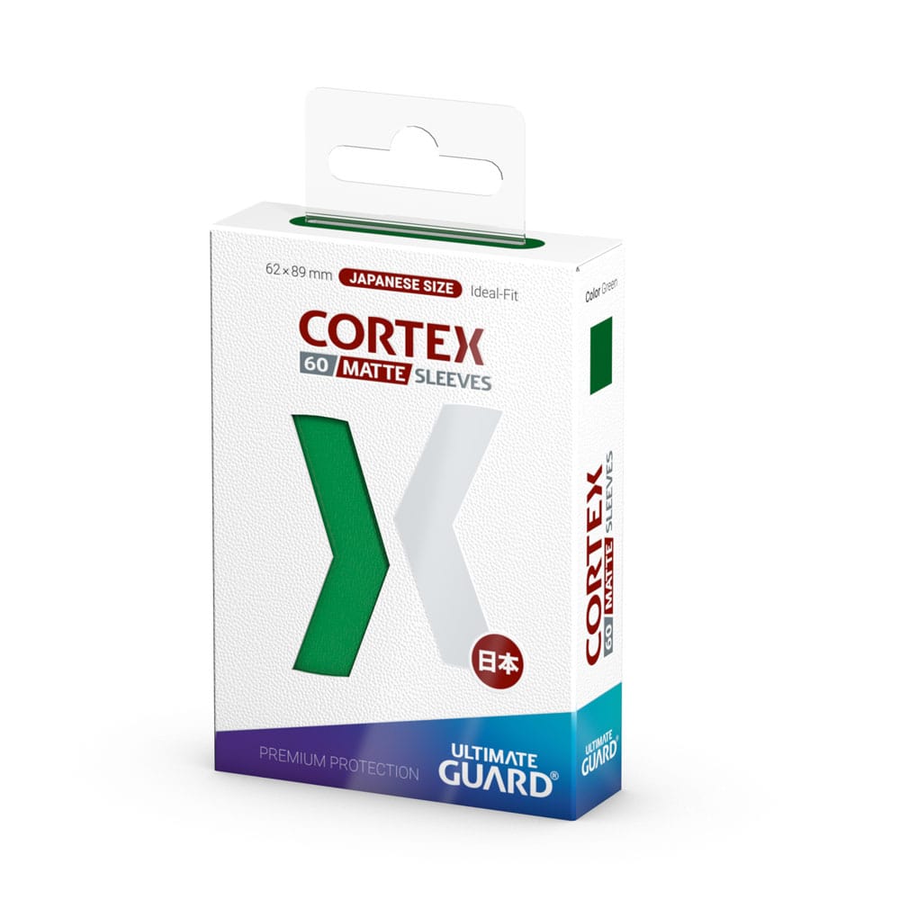 Ultimate Guard Cortex Sleeves Format Japonais Vert Mat (60)