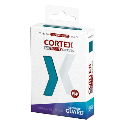 Ultimate Guard Cortex Sleeves Format Japonais Mat Pétrole (60)