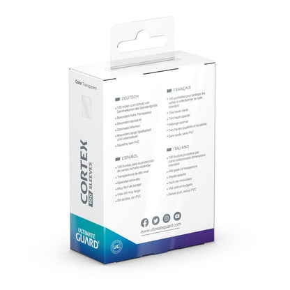 Ultimate Guard Cortex Sleeves Standard Size  (100) - Transparent