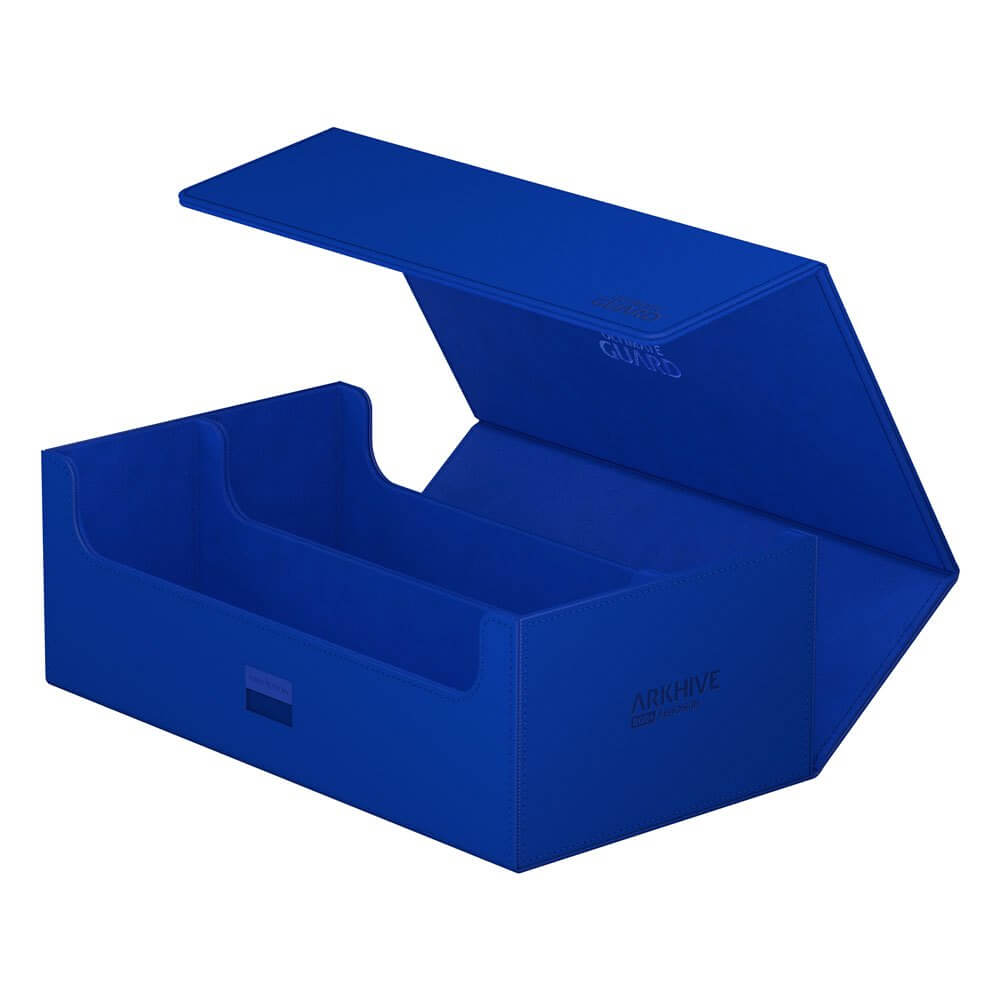 Accessoires Double your storage with our Arkhive 800+! This box offers space for more than 800 double-sleeved cards in standard size, can hold 350 Toploaders, or its two rows can simply be filled with a selection of your favorite deck boxes and cases. Its