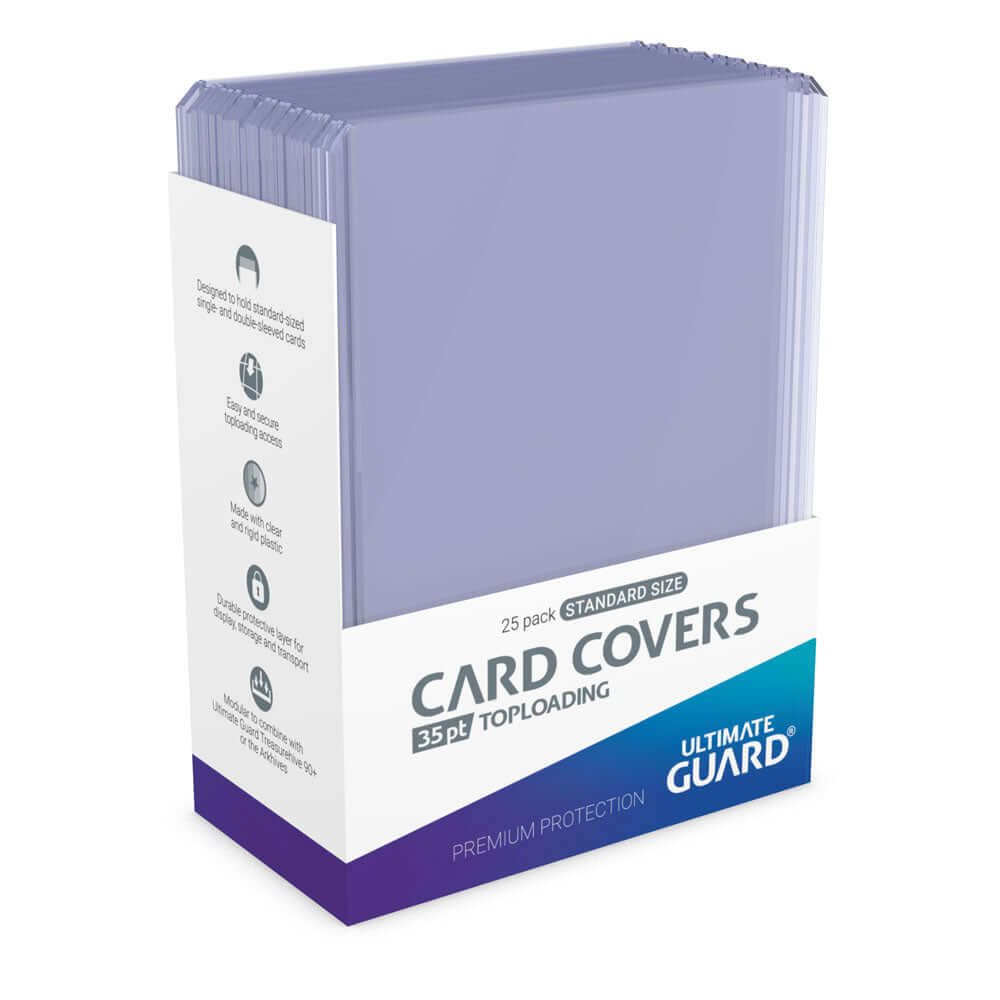 Accessoires Whether you want to add another layer of protection to your collection, ship some valuable cards to a new owner or preserve the quality of your prized possesions, our Ultimate Guard Card Covers Toploading are an excellent fit for all your need
