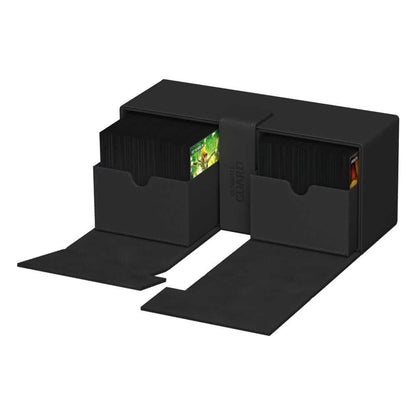 Accessoires Twice the room for big decks!The same Twin Flip'n'Tray you already know, but bigger! Specially designed for Commander/EDH** decks, the 2022 Exclusive Twin Flip'n'Tray 266+ has room for all kinds of large and regular decks in double or single s