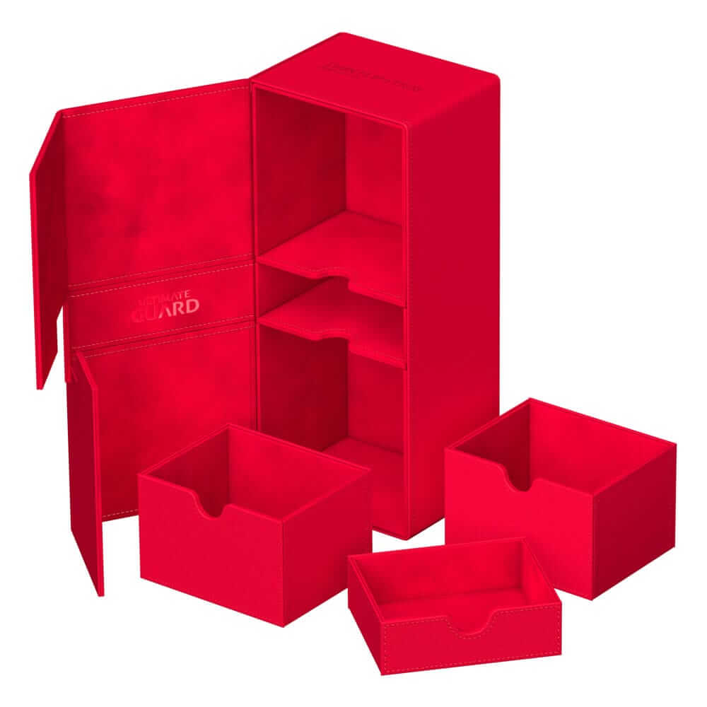 Accessoires Twice the room for big decks!The same Twin Flip'n'Tray you already know, but bigger! Specially designed for Commander/EDH** decks, the 2022 Exclusive Twin Flip'n'Tray 266+ has room for all kinds of large and regular decks in double or single s