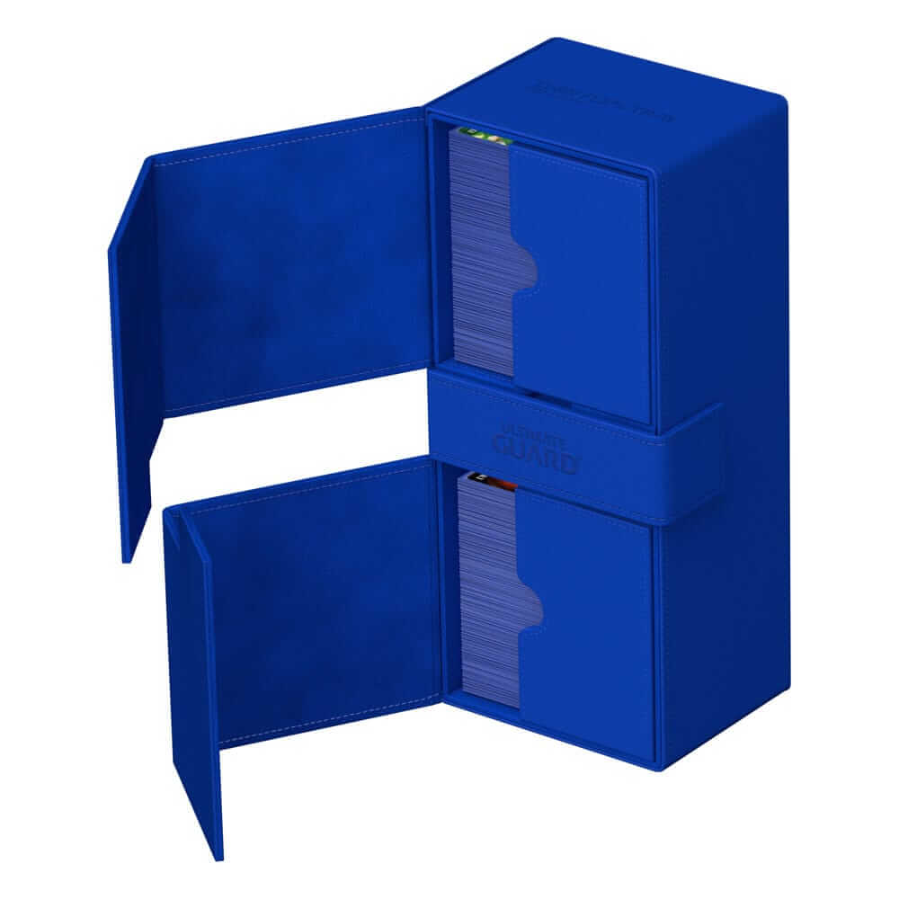 Accessoires Twice the room for big decks!The same Twin Flip'n'Tray you already know, but bigger! Specially designed for Commander/EDH** decks, the 2022 Exclusive Twin Flip'n'Tray 266+ has room for all kinds of large and regular decks in double or single s