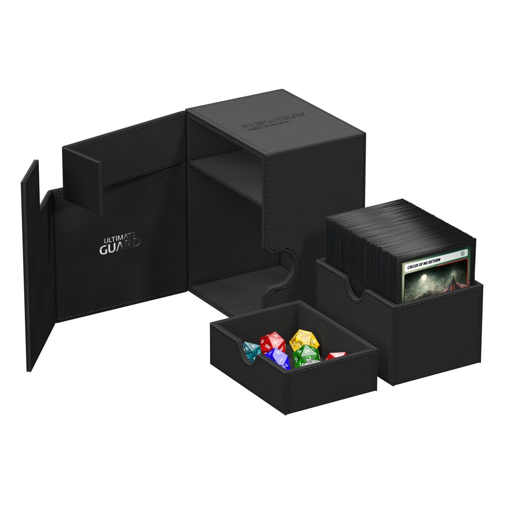 Ultimate Guard Twin Flip`n`Tray 133+ Xenoskin Black