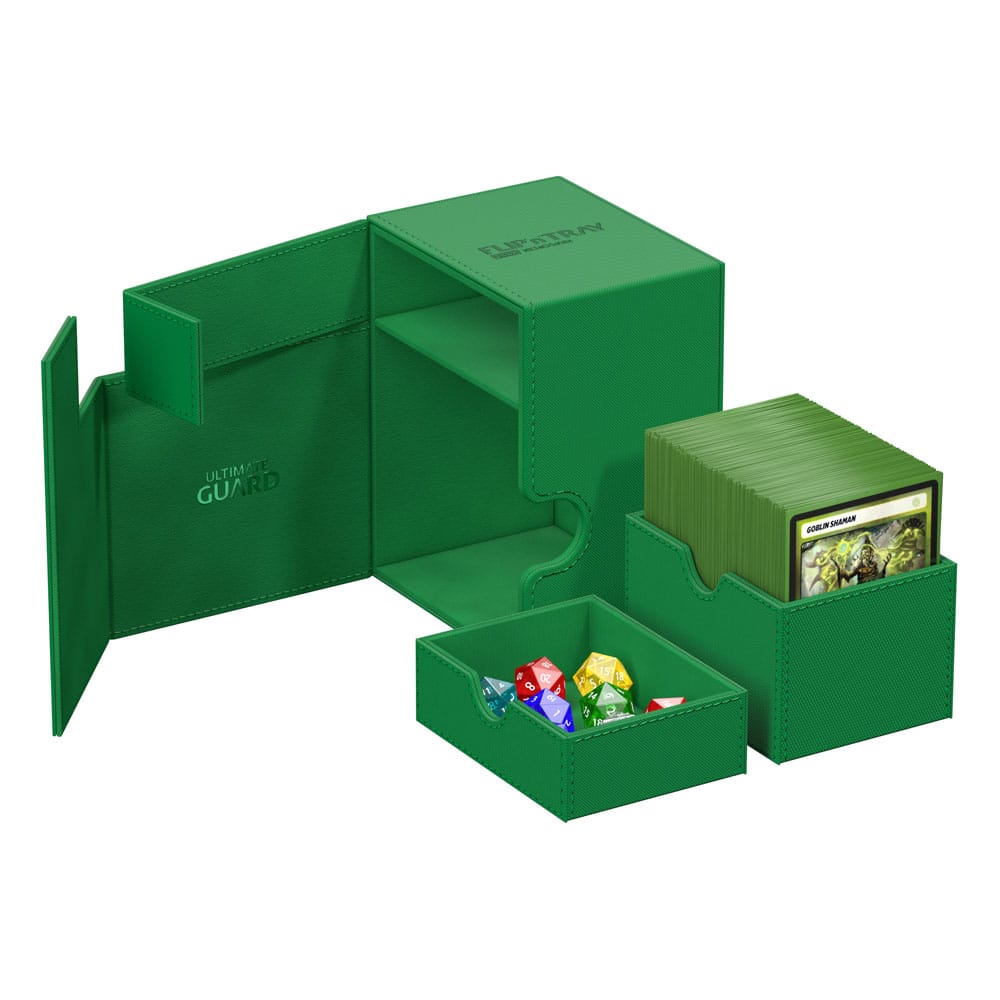 Ultimate Guard Twin Flip`n`Tray 133+ Xenoskin Green