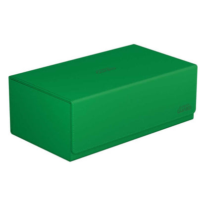 Accessoires Double your storage with our Arkhive 800+! This box offers space for more than 800 double-sleeved cards in standard size, can hold 350 Toploaders, or its two rows can simply be filled with a selection of your favorite deck boxes and cases. Its