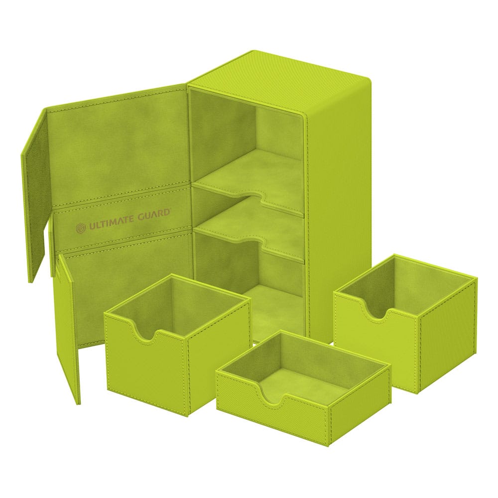 Ultimate Guard Twin Flip'n'Tray 200+ Xenoskin "Summer Edition 2025" - Lime