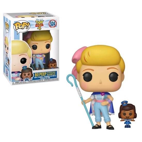 UITVERKOOP Dit is Bo Peep with officer McDimples als Funko Pop! figuur, komt verpakt in een window display box en is ongeveer 10 cm groot.