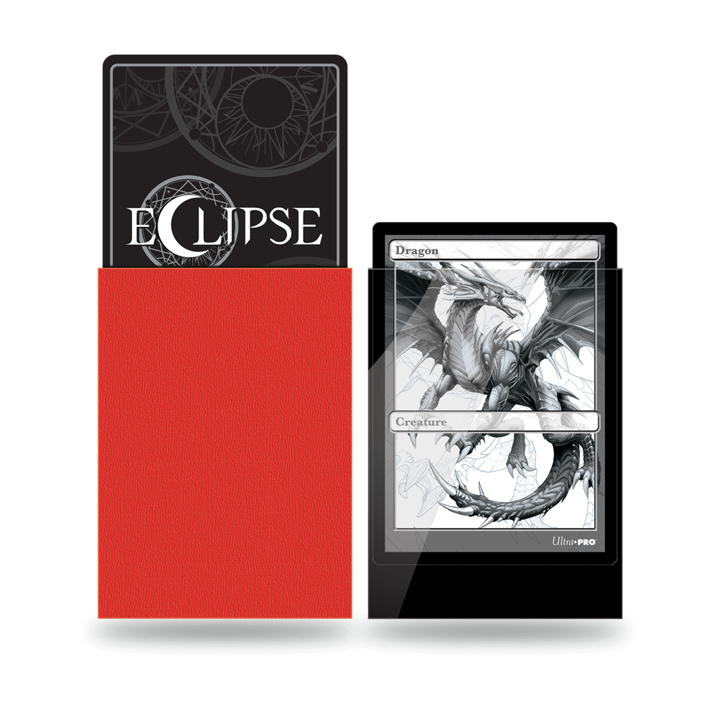 Accessoires Eclipse Deck Protector sleeves are now in 100ct packages, with three new colors! Royal Purple, Smoke Grey, & Forest Green. • New part numbers and color names to avoid ordering confusion. • Increased color and edge consistency. • All colors are