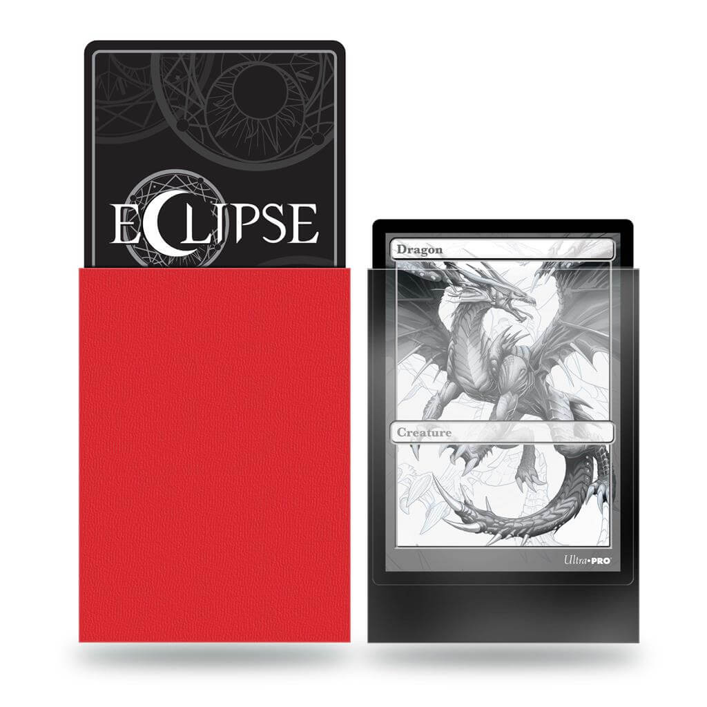 Accessoires Eclipse Deck Protector sleeves are now in 100ct packages, with three new colors! Royal Purple, Smoke Grey, & Forest Green. • New part numbers and color names to avoid ordering confusion. • Increased color and edge consistency. • All colors are