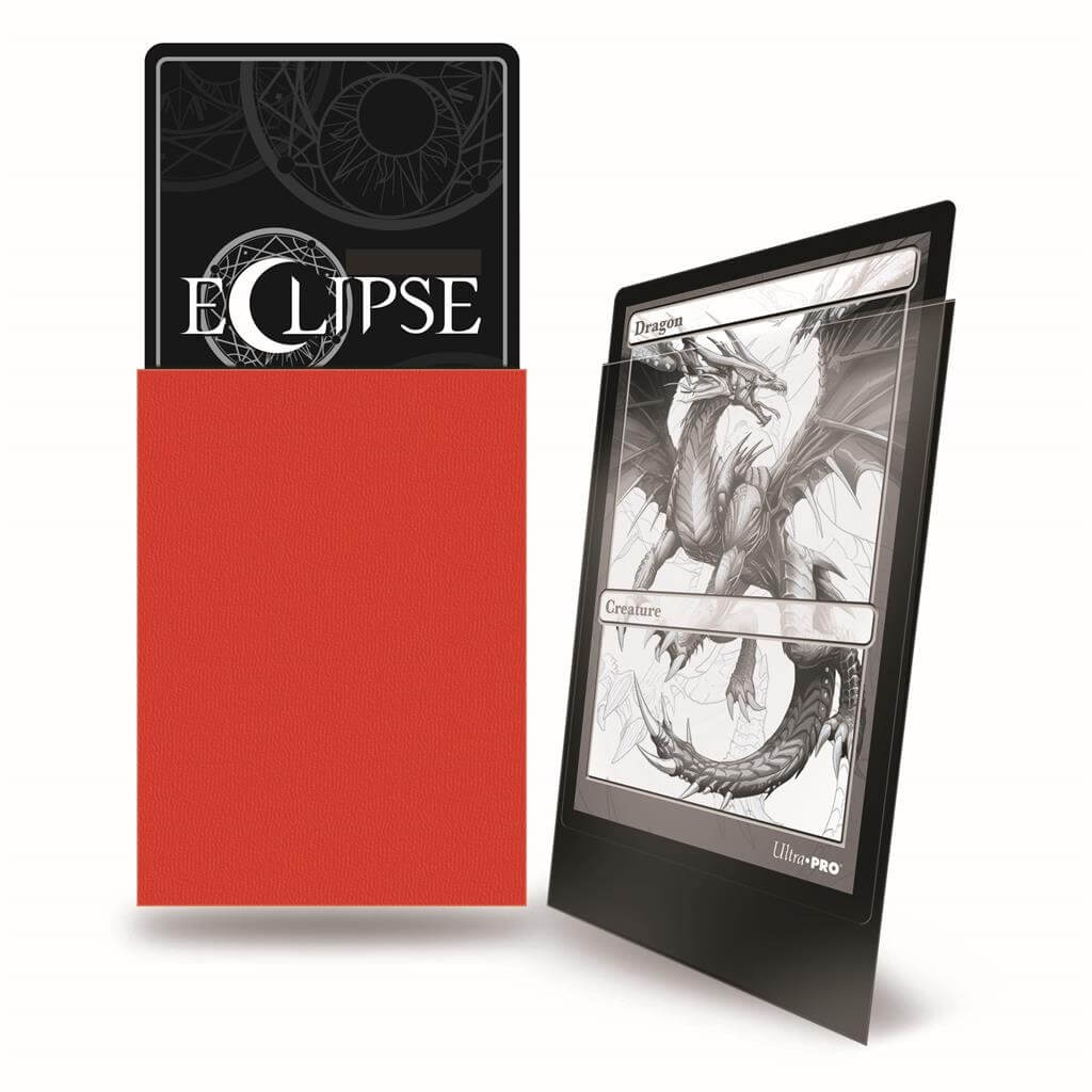 Accessoires Eclipse Deck Protector sleeves are now in 100ct packages, with three new colors! Royal Purple, Smoke Grey, & Forest Green. • New part numbers and color names to avoid ordering confusion. • Increased color and edge consistency. • All colors are