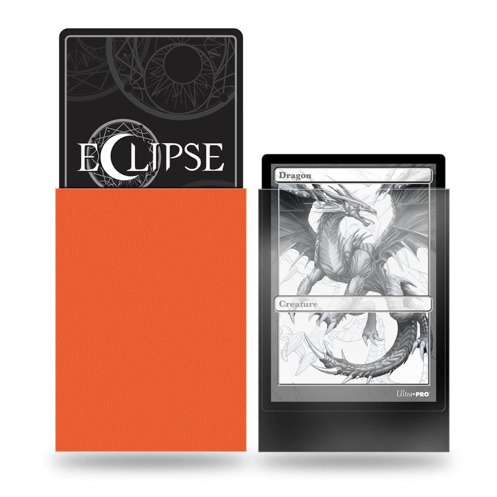 Accessoires Eclipse Deck Protector sleeves are now in 100ct packages, with three new colors! Royal Purple, Smoke Grey, & Forest Green. • New part numbers and color names to avoid ordering confusion. • Increased color and edge consistency. • All colors are
