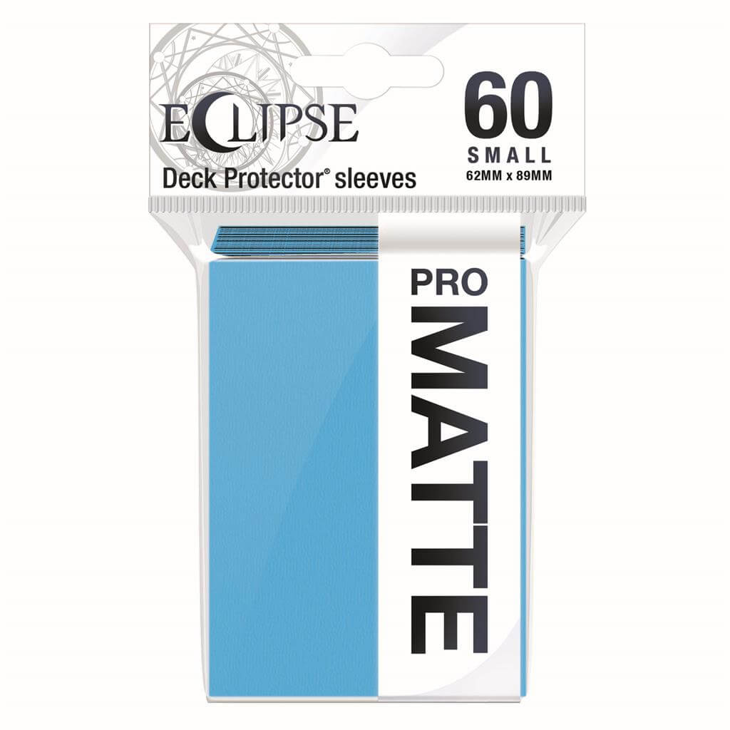 Accessoires Deze Eclipse PRO-Matte Deck Protector sleeves verbergen de kaartrug volledig met een extra laag ondoorzichtig zwart materiaal. Als onderdeel van de PRO-Matte-lijn gebruiken de Eclipse sleeves mat transparant materiaal om de voorzijde van de ka