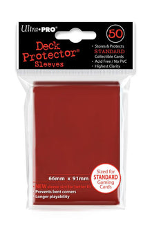 Accessoires Rode Deck Protectors voor standaard kaarten (66x91 mm). Een pakje bevat 50 deck protectors.