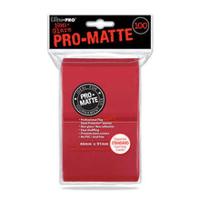 Accessoires Rode Deck Protectors Pro-Matte Non-Glare voor standaard kaarten (66x91 mm). Een pakje bevat 100 deck protectors.