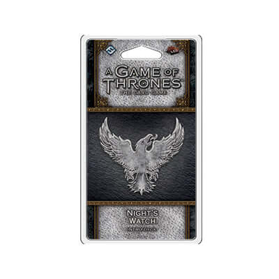 UITVERKOOP This pre-constructed deck introduces you to the mechanics and key characters of the Night's Watch to provide a stable foundation and highlight the faction’s unique features. The perfect entry point for players new to A Game of Thrones: The Card