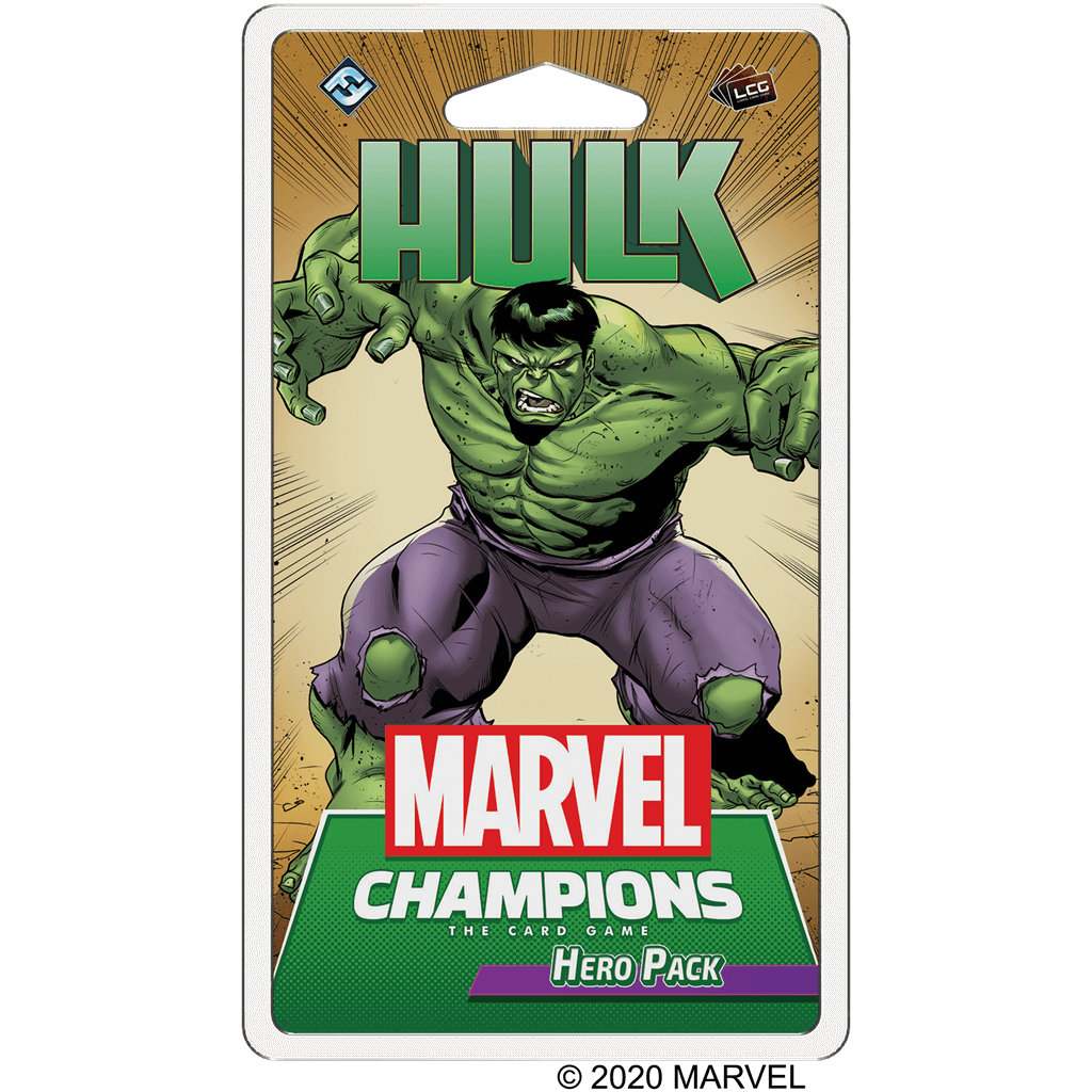UITVERKOOP Expansieset voor Marvel Champions The Card Game, waarmee je het karakter De Hulk aan je spel kunt toevoegen.