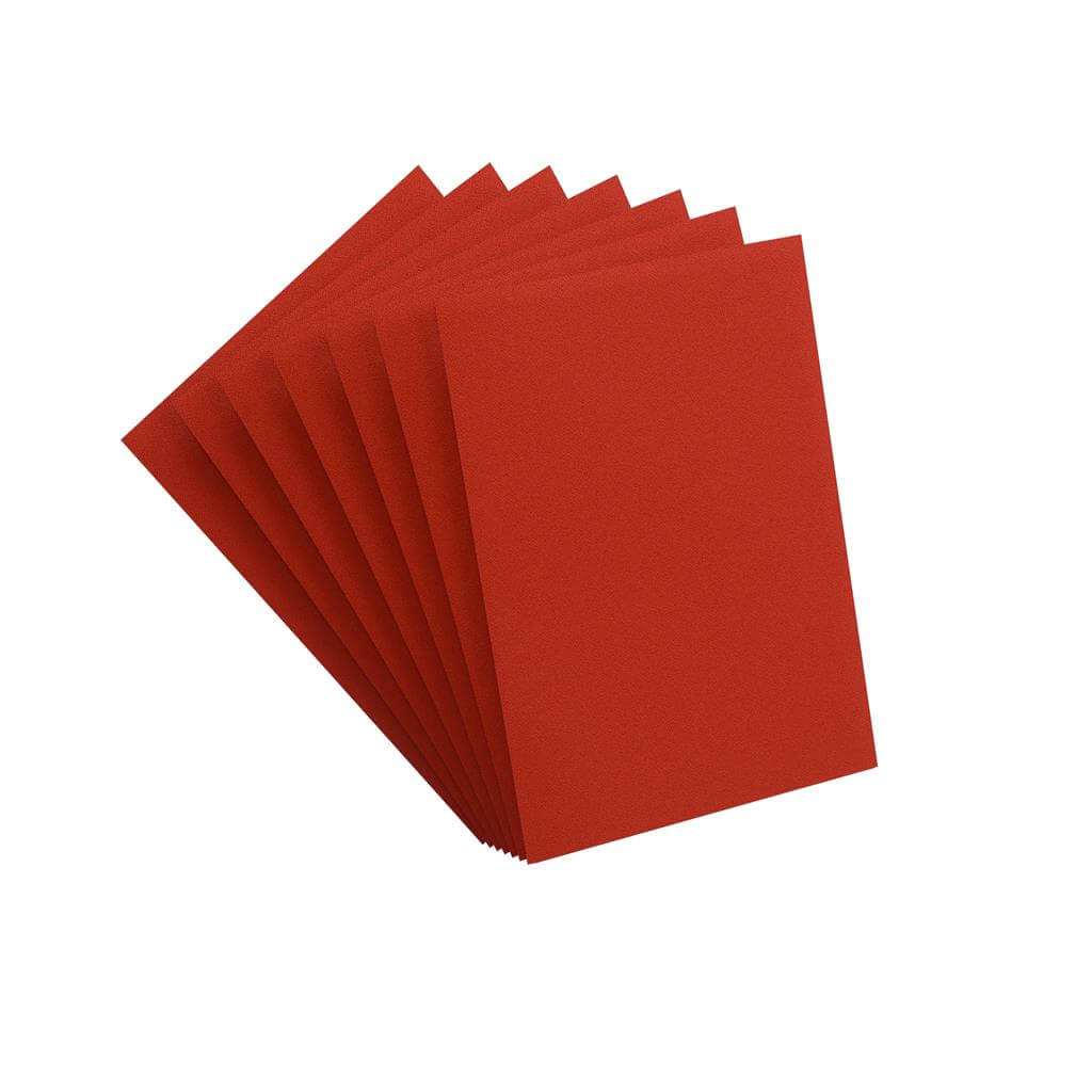 Accessoires Deze rode Matte Sleeves bieden een hoogwaardige bescherming voor standaard formaat kaarten van maximaal 64x89mm.