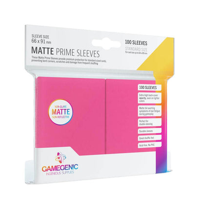 Accessoires Deze roze Matte Sleeves bieden een hoogwaardige bescherming voor standaard formaat kaarten van maximaal 64x89mm.