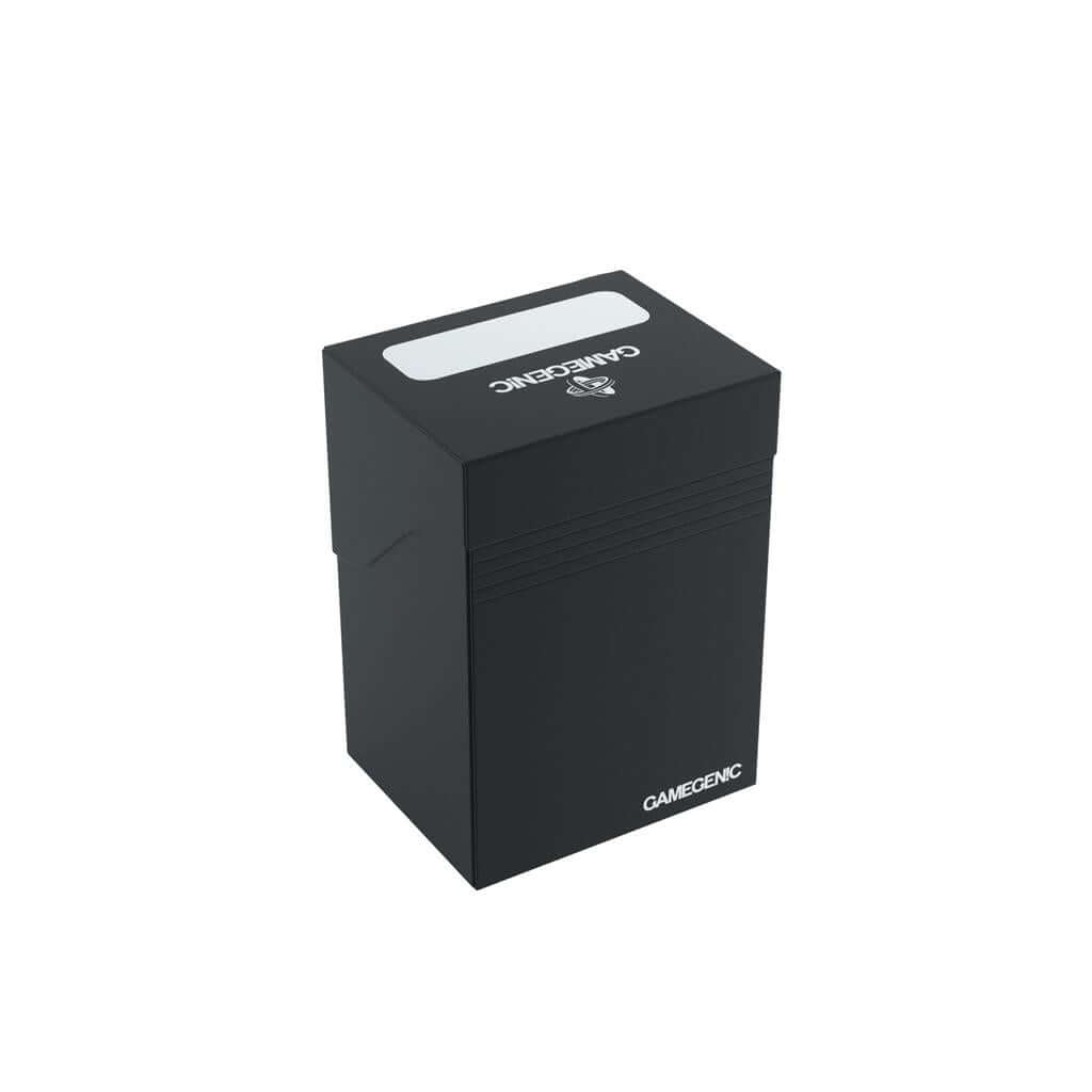 Accessoires Zwarte, casual deckbox die geschikt is voor het beschermen en opbergen van maximaal 80 kaarten met dubbele sleeves.