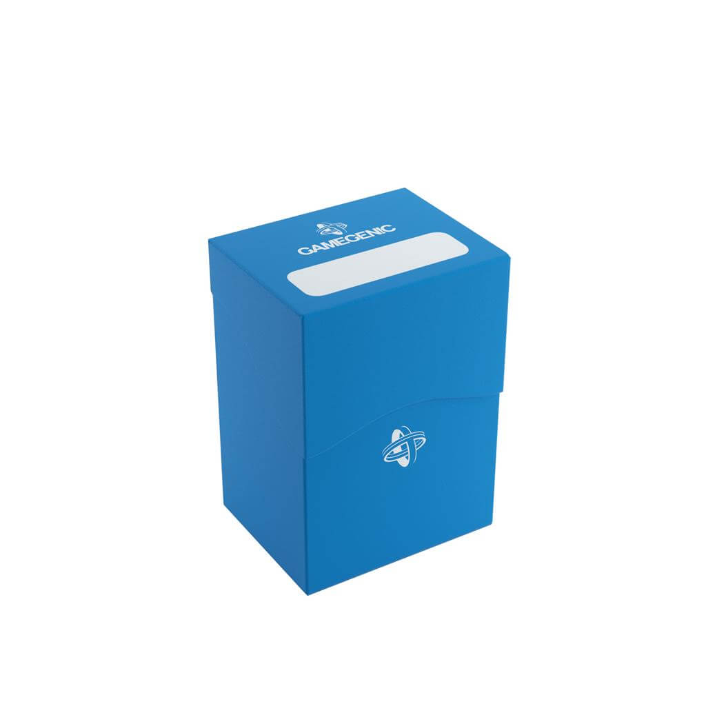 Accessoires Blauwe, casual deckbox die geschikt is voor het beschermen en opbergen van maximaal 80 kaarten met dubbele sleeves.