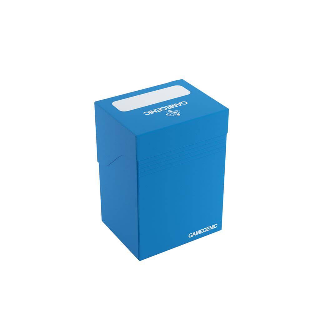Accessoires Blauwe, casual deckbox die geschikt is voor het beschermen en opbergen van maximaal 80 kaarten met dubbele sleeves.