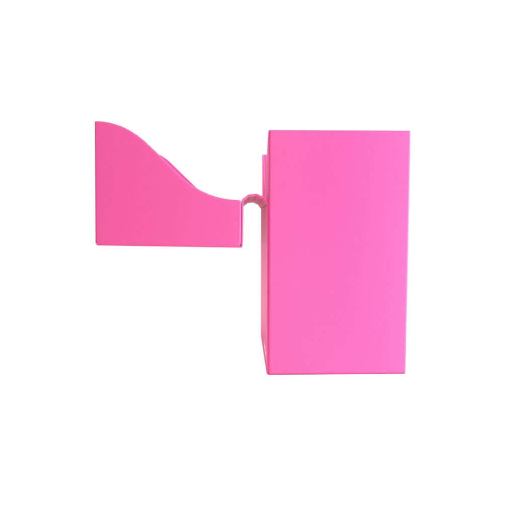 Accessoires Roze, casual deckbox die geschikt is voor het beschermen en opbergen van maximaal 80 kaarten met dubbele sleeves.