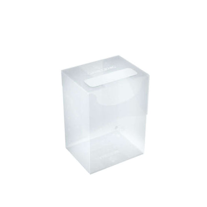 Accessoires Transparante, casual deckbox die geschikt is voor het beschermen en opbergen van maximaal 80 kaarten met dubbele sleeves.