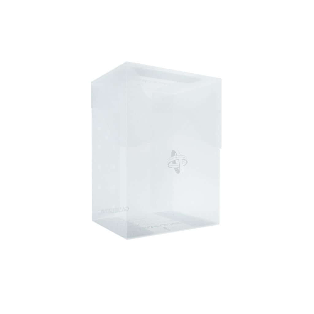 Accessoires Transparante, casual deckbox die geschikt is voor het beschermen en opbergen van maximaal 80 kaarten met dubbele sleeves.