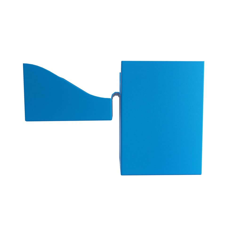 Accessoires Blauwe, casual deckbox die geschikt is voor het beschermen en opbergen van maximaal 100 kaarten met dubbele sleeves.