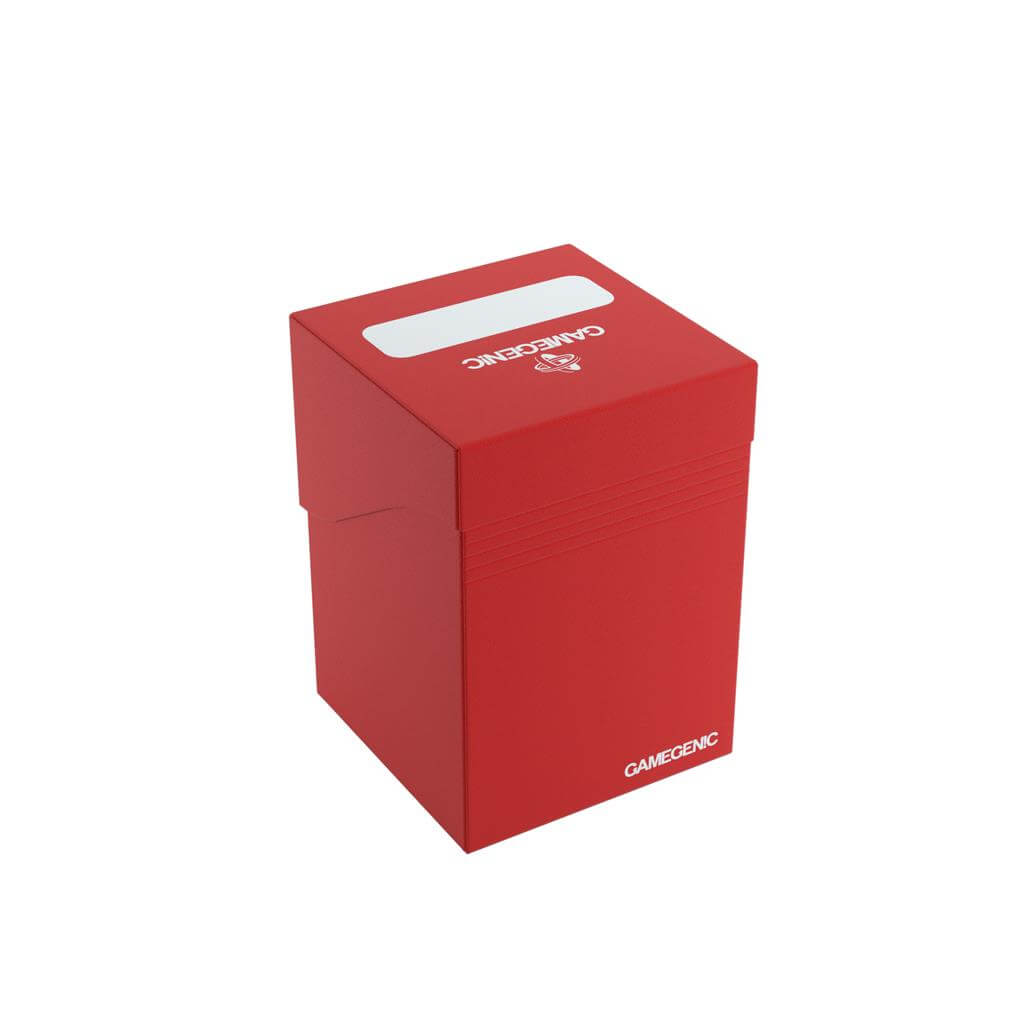 Accessoires Rode, casual deckbox die geschikt is voor het beschermen en opbergen van maximaal 100 kaarten met dubbele sleeves.