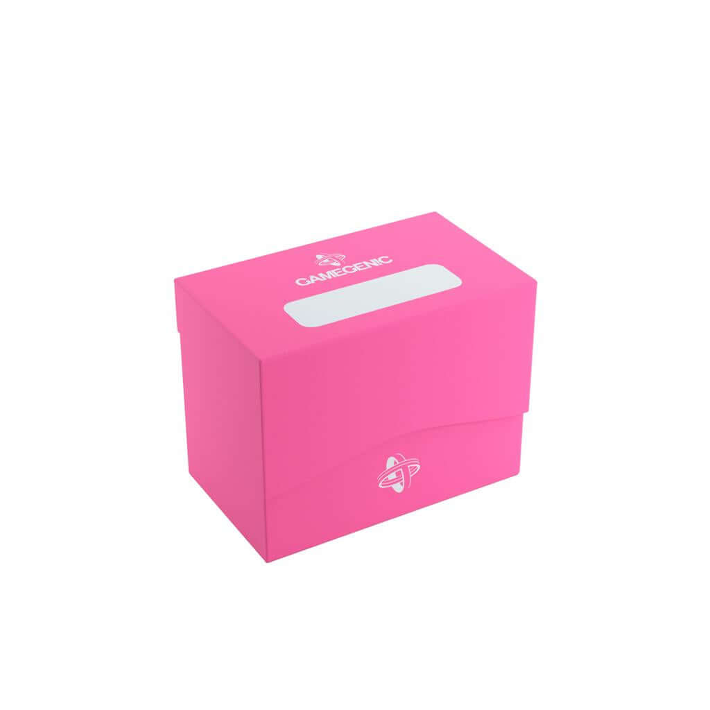 Accessoires Roze, casual sideloading deckbox die geschikt is voor het beschermen en opbergen van maximaal 80 kaarten met dubbele sleeves.
