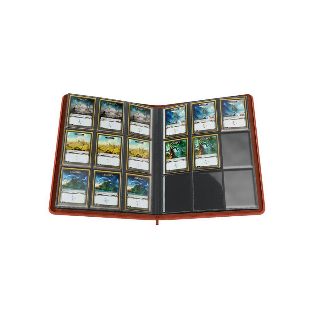 Accessoires Dit rode Zip-Up album is met een rits te openen en sluiten en is voorzien van 20 sideloading 18-Pocket pagina's voor een totale capaciteit van 360 kaarten (zelfs met dubbele sleeves).