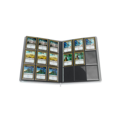 Accessoires Dit groene Zip-Up album is met een rits te openen en sluiten en is voorzien van 20 sideloading 18-Pocket pagina's voor een totale capaciteit van 360 kaarten (zelfs met dubbele sleeves).