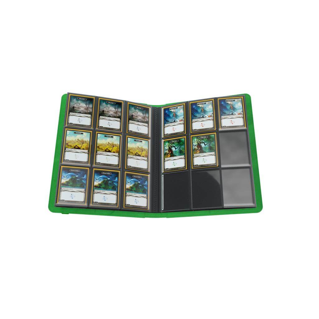Accessoires Dit groene Prime album is voorzien van 20 sideloading 18-Pocket pagina's voor een totale capaciteit van 360 kaarten (zelfs met dubbele sleeves).