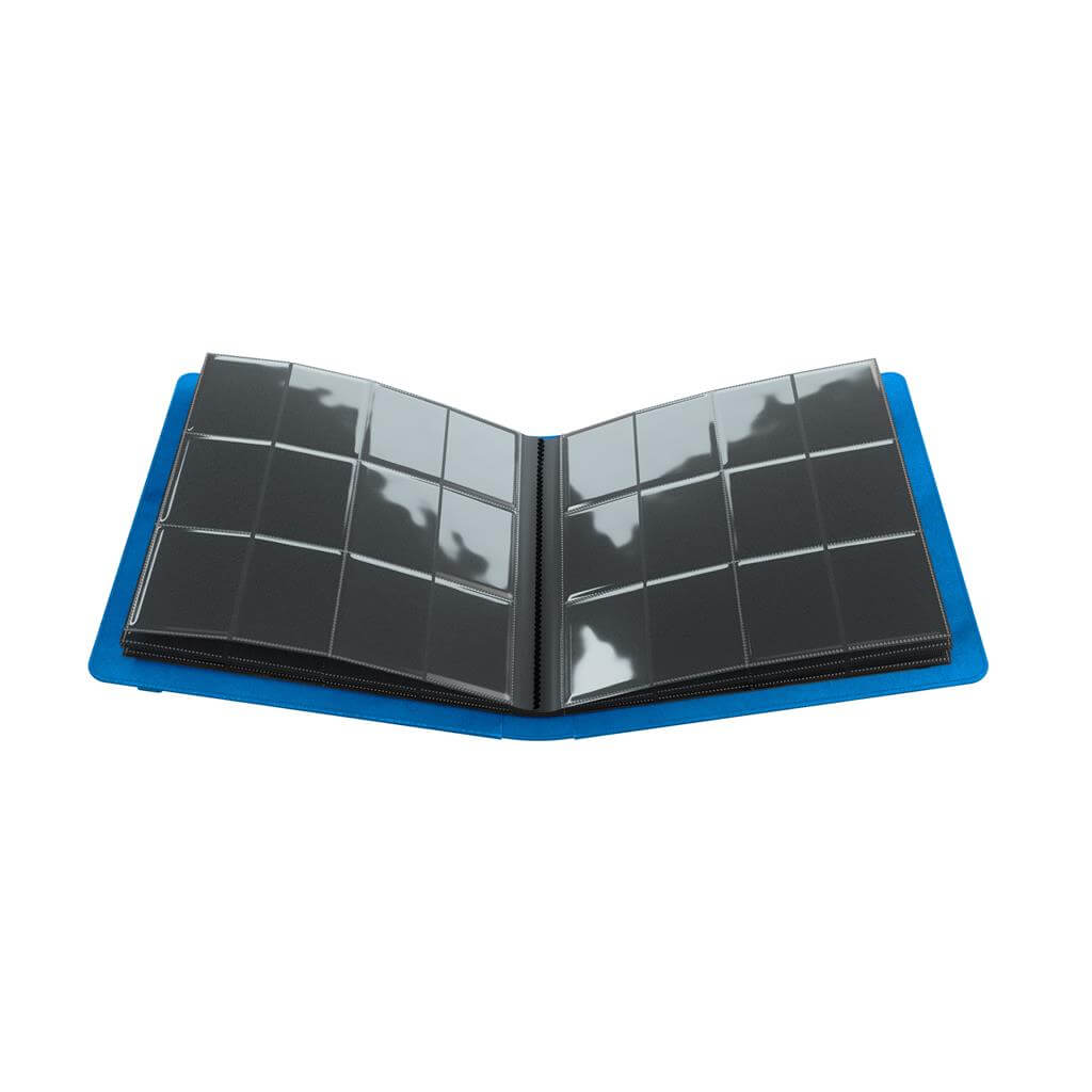 Accessoires Dit blauwe Prime album is voorzien van 20 sideloading 24-Pocket pagina's voor een totale capaciteit van 480 kaarten (zelfs met dubbele sleeves).