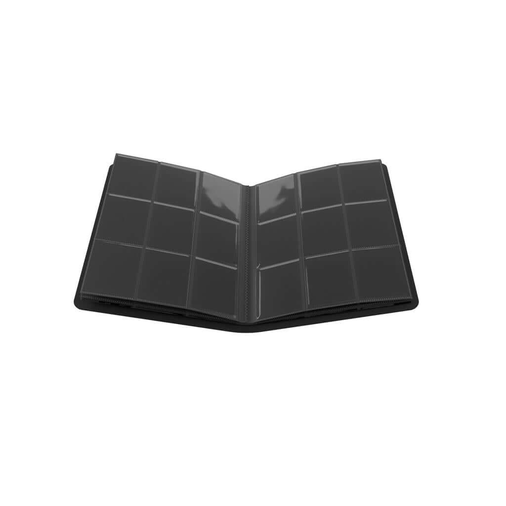 Accessoires Dit zwarte Casual album is voorzien van 20 sideloading 18-Pocket pagina's voor een totale capaciteit van 360 kaarten (zelfs met dubbele sleeves).