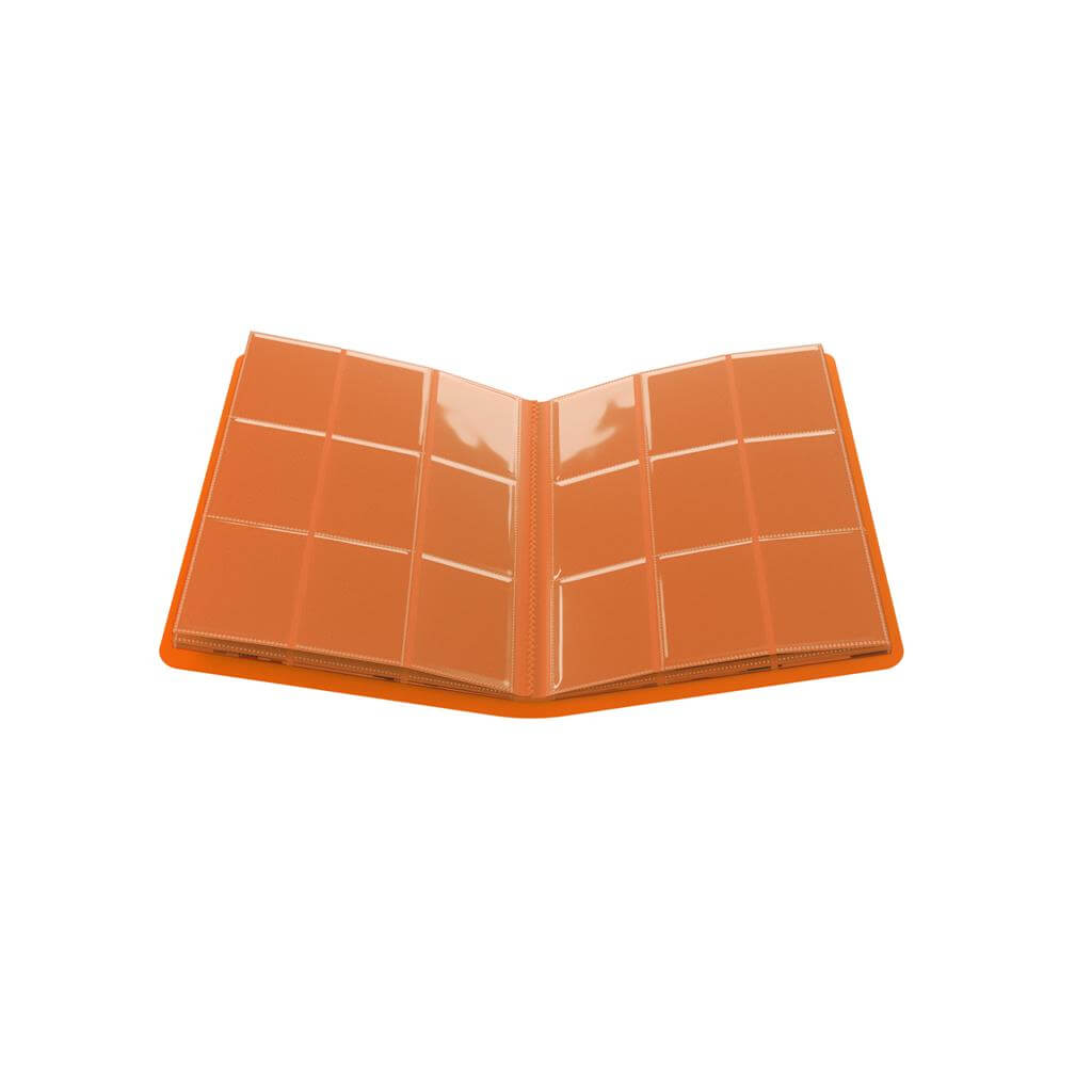Accessoires Dit oranje Casual album is voorzien van 20 sideloading 18-Pocket pagina's voor een totale capaciteit van 360 kaarten (zelfs met dubbele sleeves).