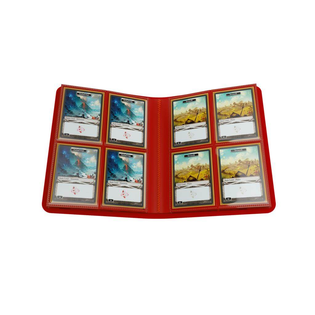 Accessoires Dit rode Casual album is voorzien van 20 sideloading 8-Pocket pagina's voor een totale capaciteit van 160 kaarten (zelfs met dubbele sleeves).