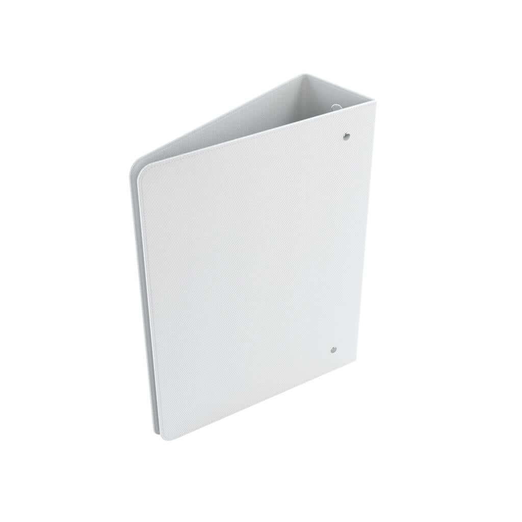 Accessoires Witte ringbandmap met 3 sterke ringen voor zowel 18-pocket als 9-pocket pagina's.