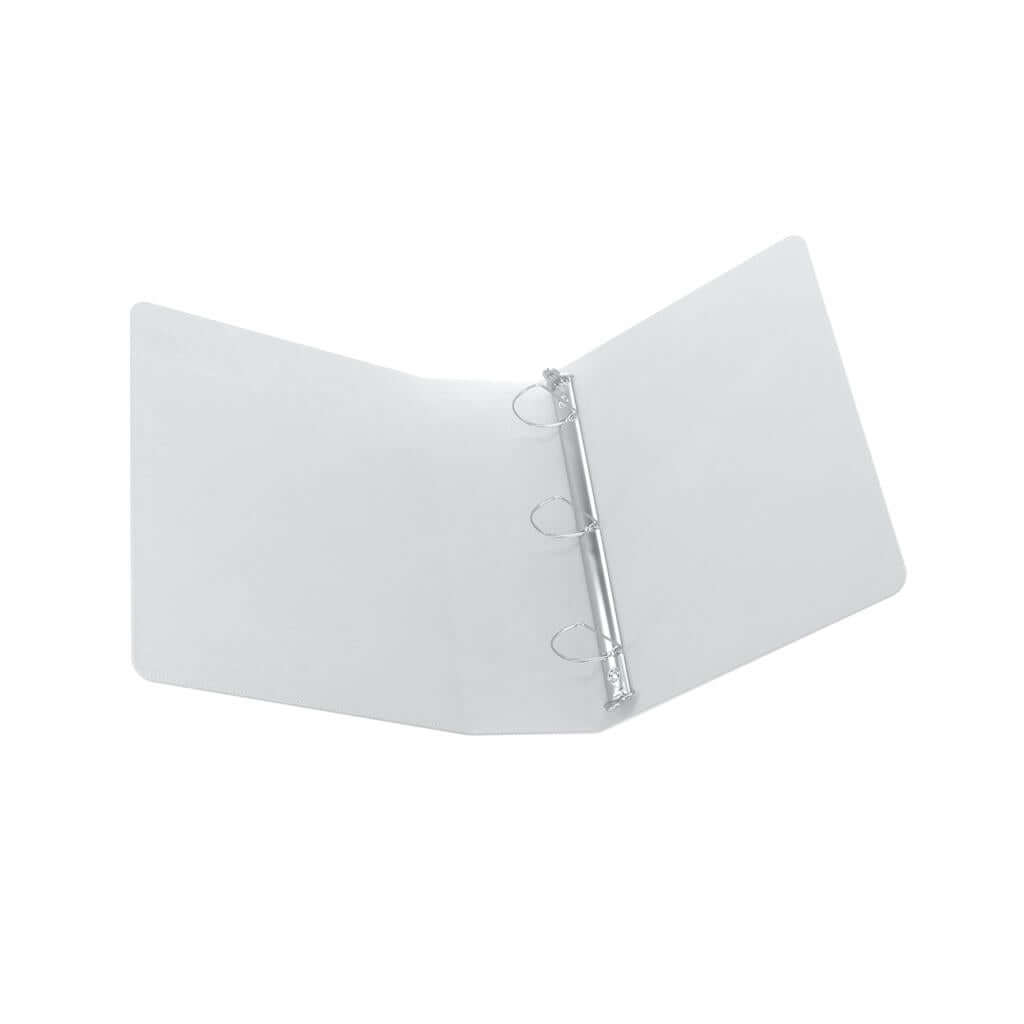 Accessoires Witte ringbandmap met 3 sterke ringen voor zowel 18-pocket als 9-pocket pagina's.