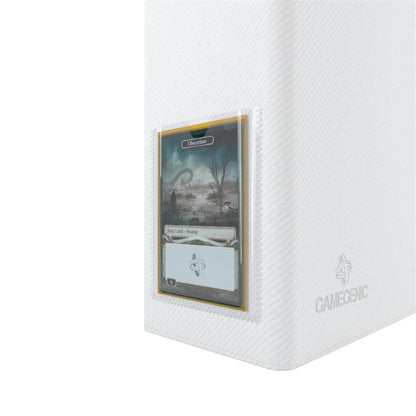 Accessoires Witte ringbandmap met 3 sterke ringen voor zowel 18-pocket als 9-pocket pagina's.
