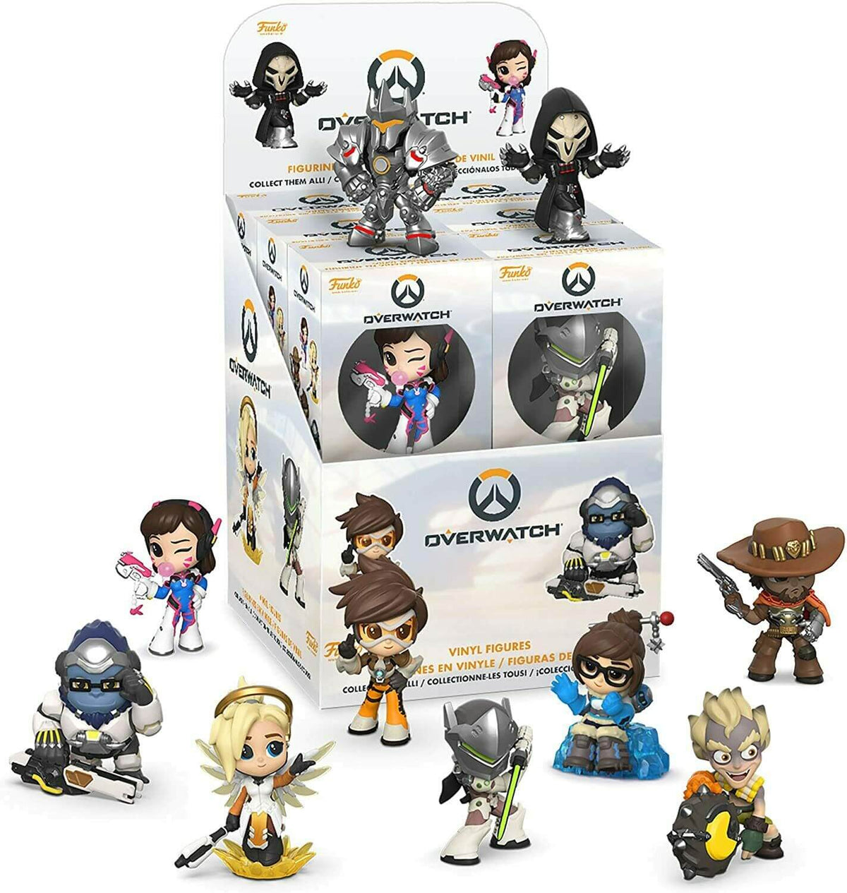 UITVERKOOP Mini Vinyl Figures van Overwatch. Elke Figure is ongeveer 6 cm groot.