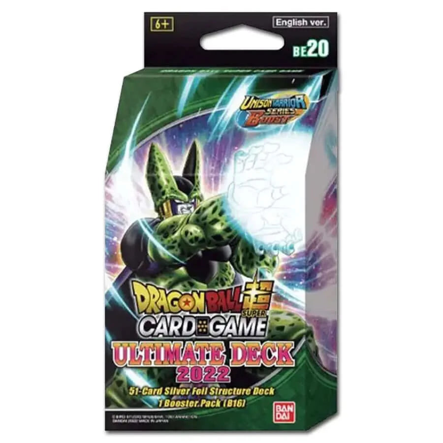 Dragon Ball Elke Ultimate Deck 2022 bevat: - Een deck bestaande uit 51 kaarten- 1 Booster Pack
